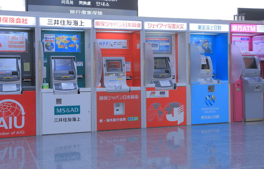 日本 ATM 現金自動支払機