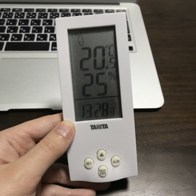 エアコン室温
